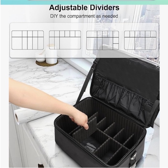 Relavel bag relavel makeup bag relavel makeup case professional makeup case - Picture 3 of 15